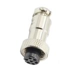Mike 7 Pin 12 mm Dişi Konnektör