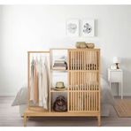 Mikey Sarpa Ahşap Gardrop