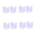 Mikikit 4 Set Dilimleyici Mutfak Gereçleri Ekmek Şekillendirme Aracı Ekmek Yapma Aracı Ekmek Dilimleme Makinası Tost Kesme Kılavuzu Mutfak Pişirme Araçları Karın Kası Lavender 2 Adet*4