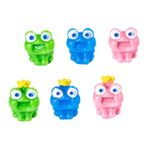 Mikikit 6 Adet Mini Reçine Kurbağa Figürleri Minyatür Kurbağa Heykeli DIY Mikro Peyzaj Peri Bahçe Dollhouse Akvaryum Küçük Hayvan Süsler
