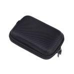 Mikikit Kutu seyahat dijital taşıma çantası usb kabloları taşınabilir şarj aleti mini powerbank Medya oynatıcı veri kablosu şarj cihazı için çanta veri kablosu için saklama çantası Black
