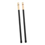 Mikinona 1 Çift Davul Davul Fırçası Davul Enstrüman Baget Müzikal Vurmalı Çalgı Davul Pedal Çırpıcı Caz Halk Müziği Için Bagetler Vurmalı Çalgı Tokmağı Caz Sopaları Ahşap Çocuk Bambu