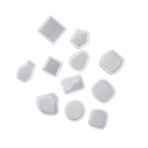 Mikinona 1 Takım 11 Adet Silikon Kalıp Kalıbı Kalıba Dökmek El Yapımı Kalıp Için Pişirme Kabı Kurabiyeler Için Fırın Kabı Geometrik Fırın Tepsisi Beyaz