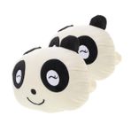Mikinona Elastik Koltuk Yastığı - Panda Desenli Ayarlanabilir Yükseklikli Yıkanabilir Seyahat Yastık Kılıfı