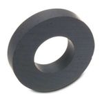 Mıknatıs 1 Adet 55 x 25 x 8 mm Ferrite Kömür Halka Mıknatıs Magne