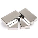 Mıknatıs Avm Süper Güçlü Neodyum Mıknatıs 40x20x10 mm - Proje, Ödev, Hobi (4 Adet) - Gümüş