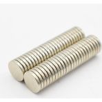 Mıknatıs Market 150 Adet 12 x 2 mm Yuvarlak Güçlü Neodyum Mıknatıs Çap 12 mm Kalınlık 2 mm - Gümüş