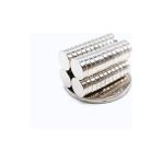 Mıknatıs Market 150 Adet 7 x 1,5 mm Yuvarlak Güçlü Neodyum Mıknatıs Çap 7 mm Kalınlık 1,5 mm - Gümüş