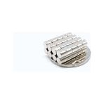 Mıknatıs Market 200 Adet 4 x 4 mm Yuvarlak Güçlü Neodyum Mıknatıs Çap 4 mm Kalınlık 4 mm - Gümüş