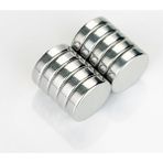 Mıknatıs Market 3 Adet 20 x 5 mm Yuvarlak Güçlü Neodyum Mıknatıs Çap 20 mm Kalınlık 5 mm - Gümüş