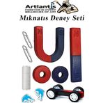 Mıknatıs Seti 10 Parça 1 Paket Deney Malzemesi Okul Projeleri İçin Manyetik U I Araba Halka Mıknatıs Deney Oyun Seti
