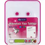 Mıknatıslı Buzdolabına Yapıştırılabilir Yazı Tahtası 28*21.2 - Pembe
