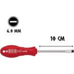 Mıknatıslı Düz Uçlu Tornavida 6.0-10 Cm, Kullanışlı ve Dayanıklı Araç. - Ahşap