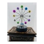 Mıknatıslı Manyetik Dönme Dolap Denge Topu, Newton Kinetic Orbital, 23 cm Yükseklik, Renkli