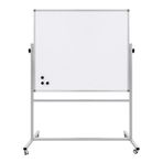 Mıknatıslı Mobil Brifing 360° Dönerli Beyaz Yazı Tahtası 120x140cm