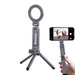 Mıknatıslı Tripod | 360° Ayarlanabilir Sihirli Klips Katlanır Telefon Tutucu | Dönen Taşınabilir Akıllı Telefon Askısı Seyahat, Ev, Spor İçin