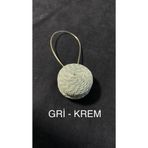 Mıknatıslı Tül Perde Toplayıcı Tül Tokası Tül Perde Kaldırma Aparatı 1 Adet Gri-Krem