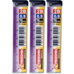 Mikro 2B 75mm Cetvelli 0.9 Uç 3 Tüp Kırtasiye Malzemesi