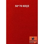 Mikro 50X70 cm Keçe 2.0 mm 1 Adet Renkli Hobi Keçesi Elişi Keçesi Anasınıfı Kreş Okul Öncesi - Kırmızı