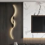 Mikro Aydınlatma Samsung Ledli Modern Dekoratif Otel Yatak Odası Salon iç mekan tekli aplik aydınlatma Siyah Günışığı