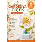 Mikro Blok Gardenya Çiçek Lego - Lego Setleri Mini Lego - Çiçek Lego - Blossom Çiçek Lego Vitrin