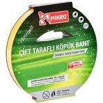 Mikro BNT-202 18 mm 5 m 16'lı Çift Taraflı Köpük Bant
