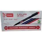 Mikro CD DVD Kalemi Asetat Kalemi S Kırmızı 12 Li