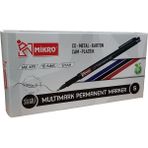 Mikro CD DVD Kalemi Asetat Kalemi Siyah S 12 Li