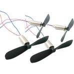Mikro Çekirdeksiz Motor 4 Adet Düz Pervane 2 Adet Ters Pervane 2 Adet Drone RC Helikopter İçin