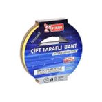 Mikro Çift Taraflı Bant 18MMX25MT - 2 Adet - Şeffaf