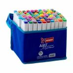 Mikro Çift Uçlu Fosforlu Kalem Art Marker 80 Renk