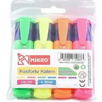 Mikro Fosforlu Kalem 4 Lü 4 Renk Mk-701set