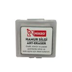 Mikro HAMUR SİLGİ-ART ERASER 1 ADET GRİ (PLASTİK KUTULU)