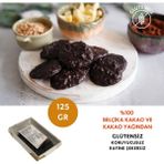 Mikro Herküller Rocher Artizan Vegan Glutensiz Rafine Şekersiz %70 Bitter Belçika Çikolatası (125 Gr) - 1 Adet