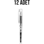 Mikro Imza Kalemi 1mm 12 Adet - Siyah