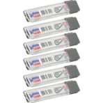 Mikro Kalem Ucu 2b 0 9 mm 6 Adet Mekanik Uçlu Otomatik Kurşun Kalem Ucu 2b 60 mm x 0 9 mm Siyah Mikro Uç Kısa - 6'lı - 0,9 mm