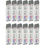Mikro Kalem Ucu 2b 0,9 mm 12 Adet Mekanik Uçlu Otomatik Kurşun Kalem Ucu 2b 60MM x 0,9mm Siyah Mikro Uç Kısa - 12'li