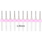 Mikro Karbür Pcb Matkap Ucu Metal Cnc Sondaj 10LU Set 1.45MM - Altın