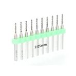 Mikro Karbür PCB Matkap Ucu Metal CNC Sondaj 10lu Set 2.05mm
