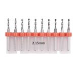 Mikro Karbür PCB Matkap Ucu Metal CNC Sondaj 10lu Set 2.15mm