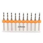 Mikro Karbür PCB Matkap Ucu Metal CNC Sondaj 10lu Set 2.45mm