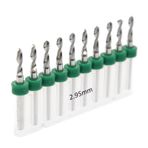Mikro Karbür PCB Matkap Ucu Metal CNC Sondaj 10lu Set 2.95mm
