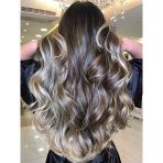 Mikro Kaynak Wavy 100% İnsan Saçı (0.7 Gr) Sombre Küllü Bej 50 Adet 55 Cm MK524