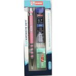 Mikro Kırtasiye Okul Seti Versatil 3 Lü 0,7 ( Kalem+Silgi+Uç) MK-3003-3 - Pembe