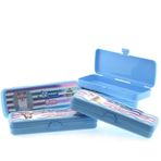 Mikro M-70 Plastik Kalem Kutusu Pastel Mavi