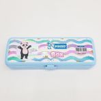 Mikro M-70 Tek Bölmeli Panda Temalı Mavi Kalem Kutusu