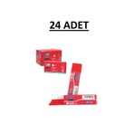 Mıkro Mın M-928 2.0X90mm Kursun Kalem Ucu Kırmızı 24 Adet