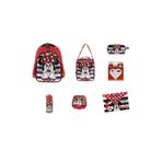 Mikro Minnie İlkokul Sırt Çantası Due Iconic Forever, 30 x 39 x 11 cm, Çok Renkli, 7 Parça Set