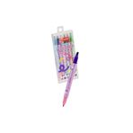 Mikro MK-606 OVERLAY FOSFORLU KALEM ÇİFT UÇLU 6'LI 1 SET
