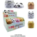Mikro MK-6405 Cute Frıends Metal Çift Delikli Hazneli Kalemtraş -Tekli